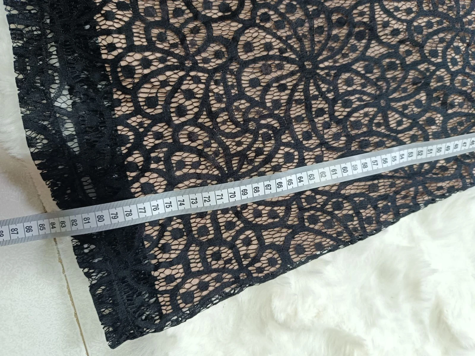 vestido Mango suit de renda preto - robe em dentelle noire – photo 13